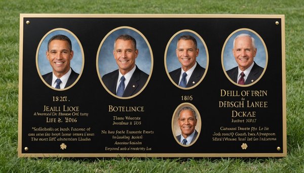 Des plaques funéraires personnalisées pour célébrer la vie